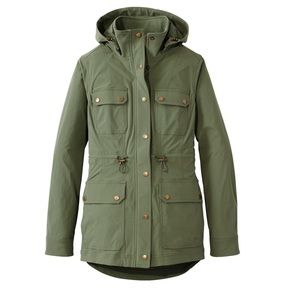 LL Bean Women’s Boundless Softshell Luna Utility Jacket Green Medium